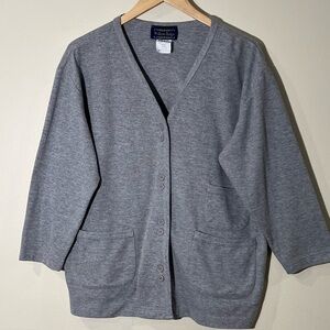 VINTAGE Willow Ridge Cardigan Sweater Petite Large